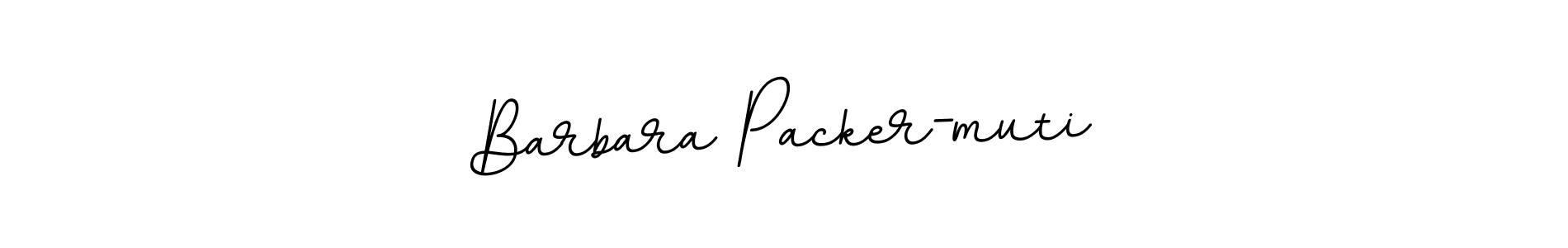 Barbara Packer-muti stylish signature style. Best Handwritten Sign (BallpointsItalic-DORy9) for my name. Handwritten Signature Collection Ideas for my name Barbara Packer-muti. Barbara Packer-muti signature style 11 images and pictures png