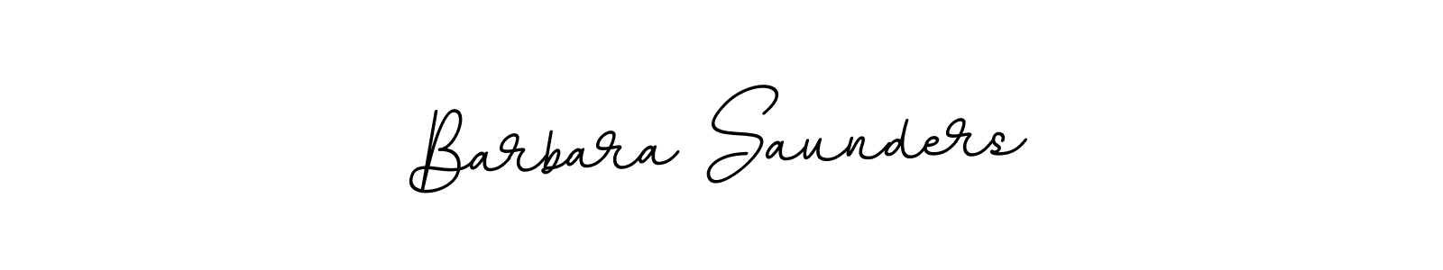 Make a beautiful signature design for name Barbara Saunders. With this signature (BallpointsItalic-DORy9) style, you can create a handwritten signature for free. Barbara Saunders signature style 11 images and pictures png