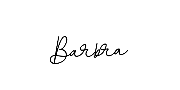 How to make Barbra name signature. Use BallpointsItalic-DORy9 style for creating short signs online. This is the latest handwritten sign. Barbra signature style 11 images and pictures png