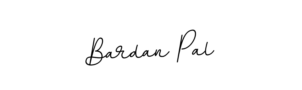 Use a signature maker to create a handwritten signature online. With this signature software, you can design (BallpointsItalic-DORy9) your own signature for name Bardan Pal. Bardan Pal signature style 11 images and pictures png