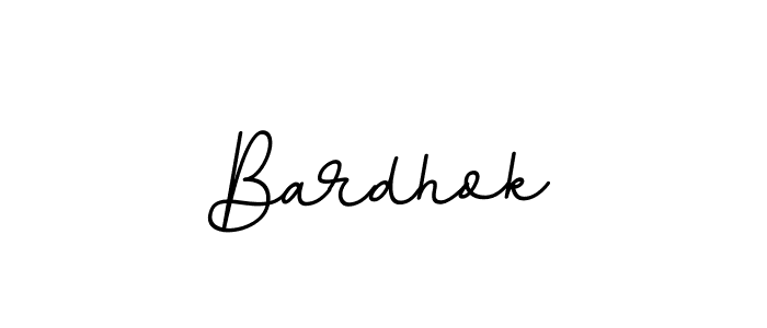 Use a signature maker to create a handwritten signature online. With this signature software, you can design (BallpointsItalic-DORy9) your own signature for name Bardhok. Bardhok signature style 11 images and pictures png