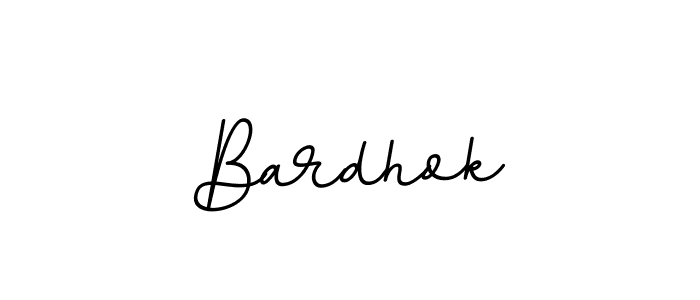 Use a signature maker to create a handwritten signature online. With this signature software, you can design (BallpointsItalic-DORy9) your own signature for name Bardhok. Bardhok signature style 11 images and pictures png