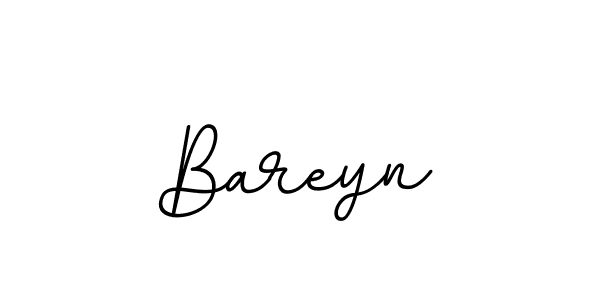 How to make Bareyn name signature. Use BallpointsItalic-DORy9 style for creating short signs online. This is the latest handwritten sign. Bareyn signature style 11 images and pictures png