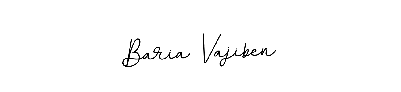 Use a signature maker to create a handwritten signature online. With this signature software, you can design (BallpointsItalic-DORy9) your own signature for name Baria Vajiben. Baria Vajiben signature style 11 images and pictures png