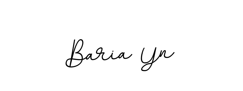 Use a signature maker to create a handwritten signature online. With this signature software, you can design (BallpointsItalic-DORy9) your own signature for name Baria Yn. Baria Yn signature style 11 images and pictures png