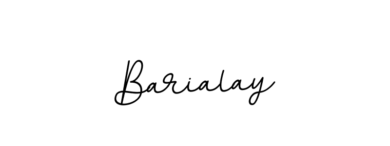 Create a beautiful signature design for name Barialay. With this signature (BallpointsItalic-DORy9) fonts, you can make a handwritten signature for free. Barialay signature style 11 images and pictures png