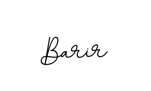 The best way (BallpointsItalic-DORy9) to make a short signature is to pick only two or three words in your name. The name Barir include a total of six letters. For converting this name. Barir signature style 11 images and pictures png