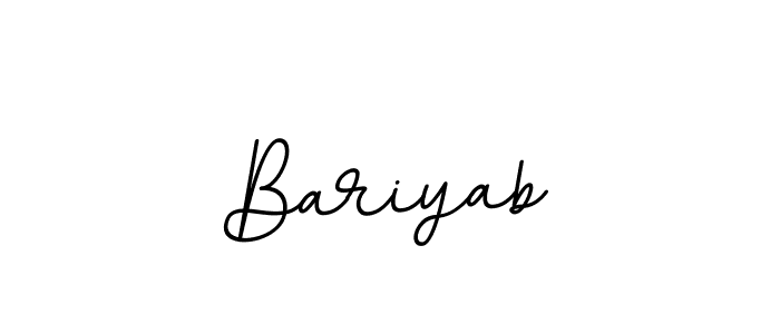 if you are searching for the best signature style for your name Bariyab. so please give up your signature search. here we have designed multiple signature styles  using BallpointsItalic-DORy9. Bariyab signature style 11 images and pictures png