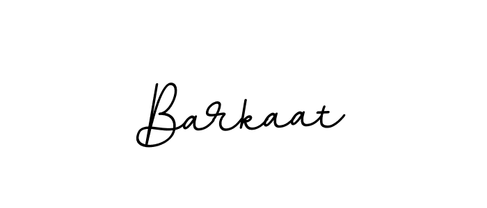 Barkaat stylish signature style. Best Handwritten Sign (BallpointsItalic-DORy9) for my name. Handwritten Signature Collection Ideas for my name Barkaat. Barkaat signature style 11 images and pictures png