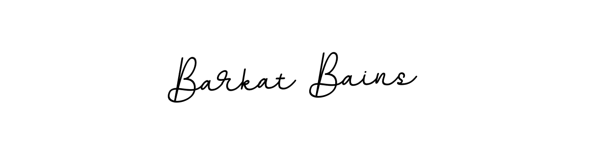 How to make Barkat Bains name signature. Use BallpointsItalic-DORy9 style for creating short signs online. This is the latest handwritten sign. Barkat Bains signature style 11 images and pictures png