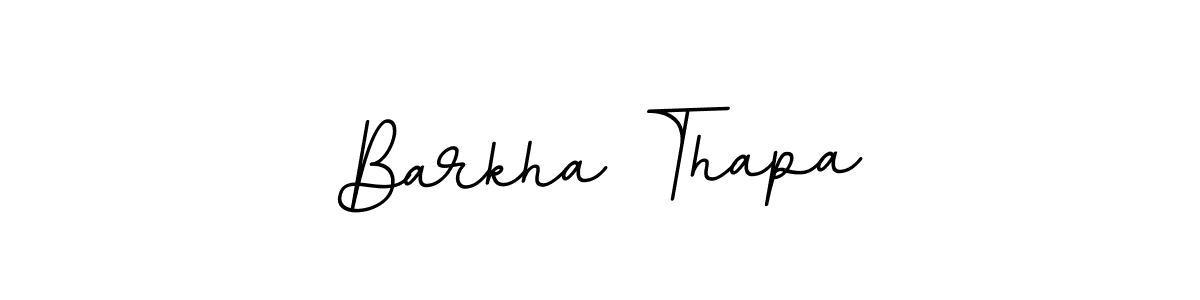 How to make Barkha Thapa signature? BallpointsItalic-DORy9 is a professional autograph style. Create handwritten signature for Barkha Thapa name. Barkha Thapa signature style 11 images and pictures png