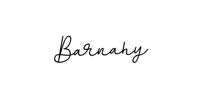 Use a signature maker to create a handwritten signature online. With this signature software, you can design (BallpointsItalic-DORy9) your own signature for name Barnahy. Barnahy signature style 11 images and pictures png