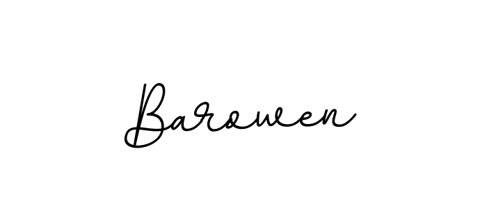 Also You can easily find your signature by using the search form. We will create Barowen name handwritten signature images for you free of cost using BallpointsItalic-DORy9 sign style. Barowen signature style 11 images and pictures png