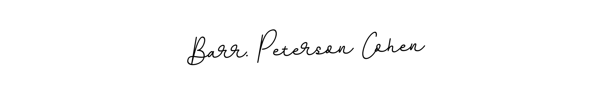 Use a signature maker to create a handwritten signature online. With this signature software, you can design (BallpointsItalic-DORy9) your own signature for name Barr. Peterson Cohen. Barr. Peterson Cohen signature style 11 images and pictures png