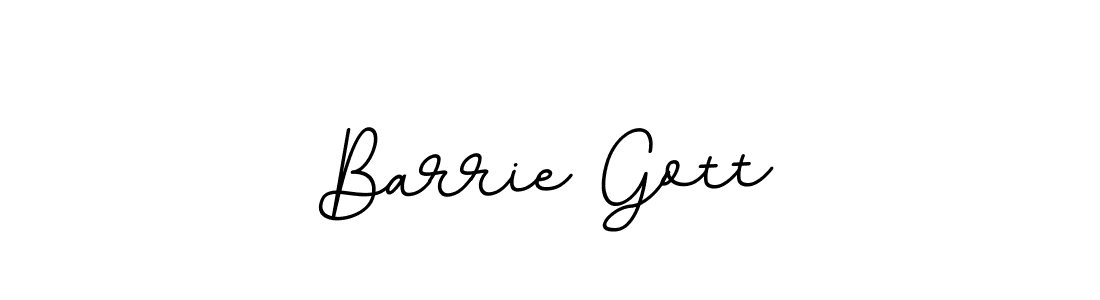 Barrie Gott stylish signature style. Best Handwritten Sign (BallpointsItalic-DORy9) for my name. Handwritten Signature Collection Ideas for my name Barrie Gott. Barrie Gott signature style 11 images and pictures png