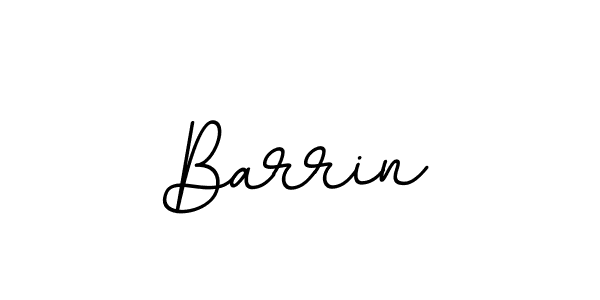 Make a beautiful signature design for name Barrin. With this signature (BallpointsItalic-DORy9) style, you can create a handwritten signature for free. Barrin signature style 11 images and pictures png