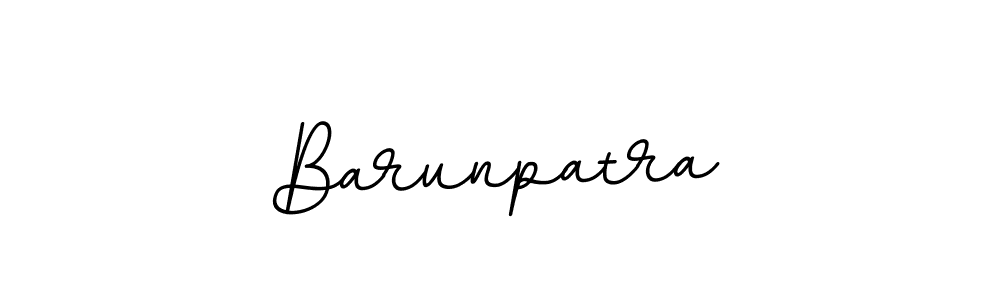 Use a signature maker to create a handwritten signature online. With this signature software, you can design (BallpointsItalic-DORy9) your own signature for name Barunpatra. Barunpatra signature style 11 images and pictures png