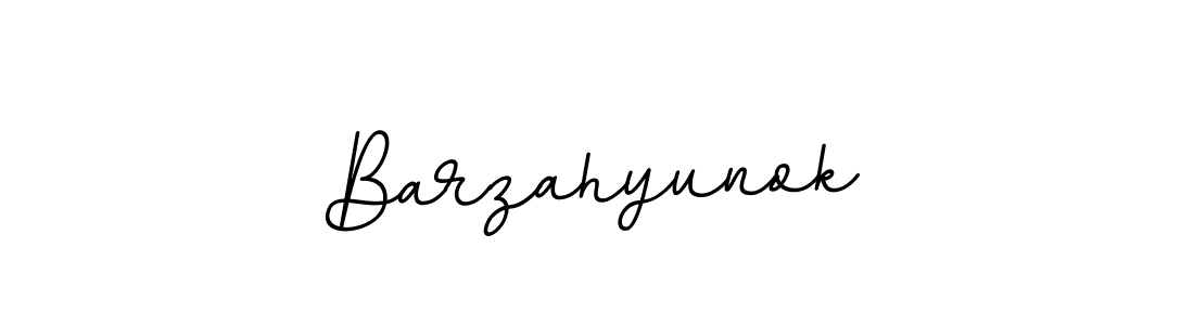 How to make Barzahyunok name signature. Use BallpointsItalic-DORy9 style for creating short signs online. This is the latest handwritten sign. Barzahyunok signature style 11 images and pictures png