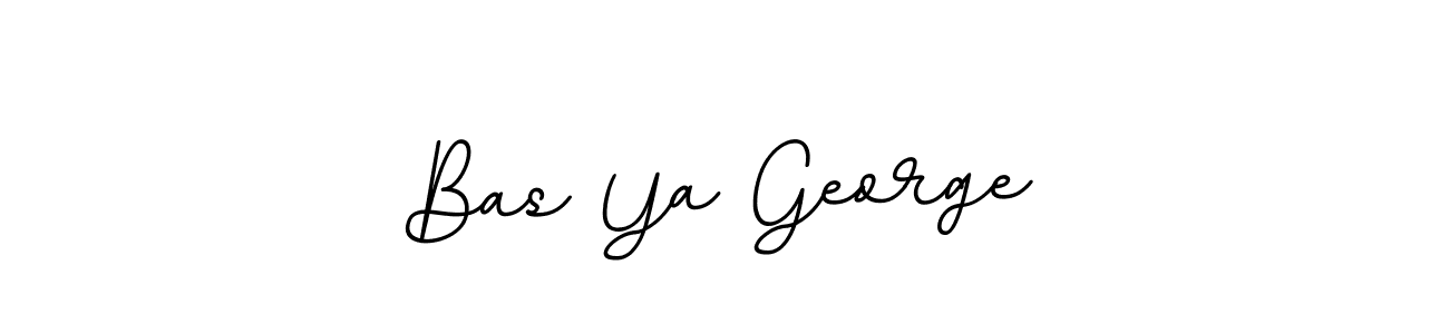 Design your own signature with our free online signature maker. With this signature software, you can create a handwritten (BallpointsItalic-DORy9) signature for name Bas Ya George. Bas Ya George signature style 11 images and pictures png