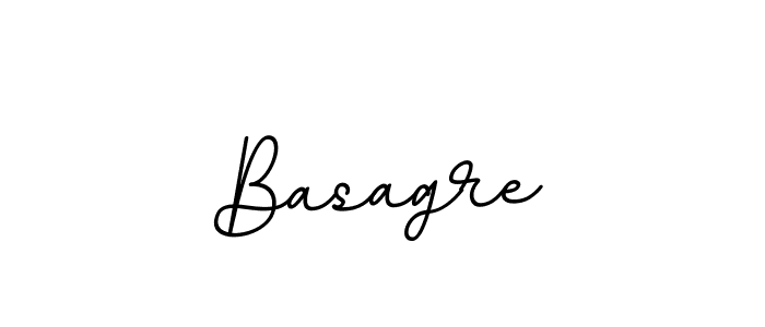 How to make Basagre name signature. Use BallpointsItalic-DORy9 style for creating short signs online. This is the latest handwritten sign. Basagre signature style 11 images and pictures png