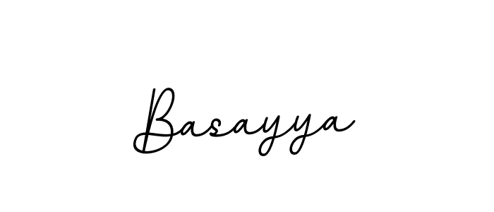 Design your own signature with our free online signature maker. With this signature software, you can create a handwritten (BallpointsItalic-DORy9) signature for name Basayya. Basayya signature style 11 images and pictures png