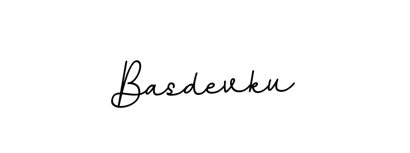 Create a beautiful signature design for name Basdevku. With this signature (BallpointsItalic-DORy9) fonts, you can make a handwritten signature for free. Basdevku signature style 11 images and pictures png