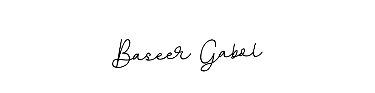 You can use this online signature creator to create a handwritten signature for the name Baseer Gabol. This is the best online autograph maker. Baseer Gabol signature style 11 images and pictures png