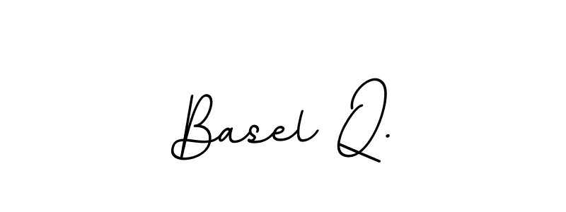 BallpointsItalic-DORy9 is a professional signature style that is perfect for those who want to add a touch of class to their signature. It is also a great choice for those who want to make their signature more unique. Get Basel Q. name to fancy signature for free. Basel Q. signature style 11 images and pictures png