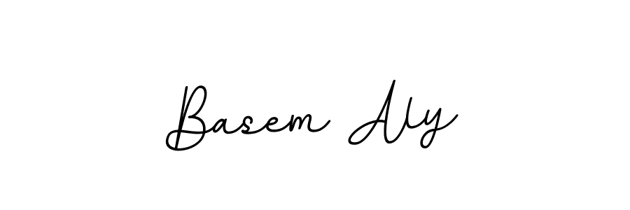 Make a beautiful signature design for name Basem Aly. Use this online signature maker to create a handwritten signature for free. Basem Aly signature style 11 images and pictures png