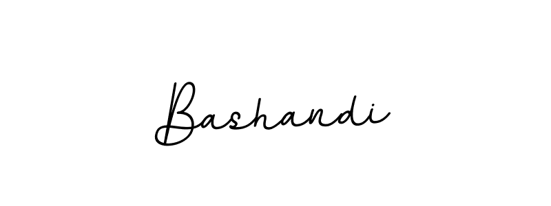 Use a signature maker to create a handwritten signature online. With this signature software, you can design (BallpointsItalic-DORy9) your own signature for name Bashandi. Bashandi signature style 11 images and pictures png