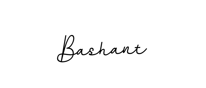 How to make Bashant name signature. Use BallpointsItalic-DORy9 style for creating short signs online. This is the latest handwritten sign. Bashant signature style 11 images and pictures png