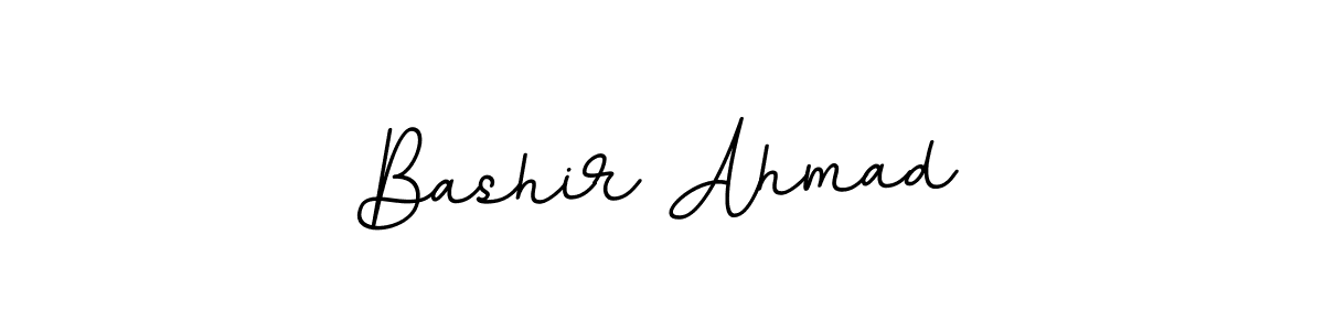 Create a beautiful signature design for name Bashir Ahmad. With this signature (BallpointsItalic-DORy9) fonts, you can make a handwritten signature for free. Bashir Ahmad signature style 11 images and pictures png