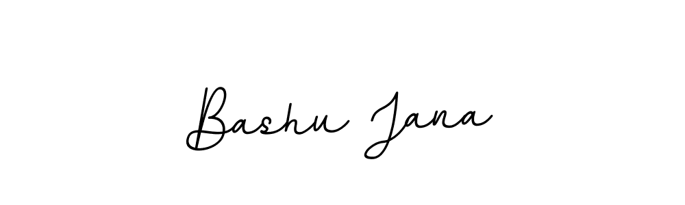 The best way (BallpointsItalic-DORy9) to make a short signature is to pick only two or three words in your name. The name Bashu Jana include a total of six letters. For converting this name. Bashu Jana signature style 11 images and pictures png