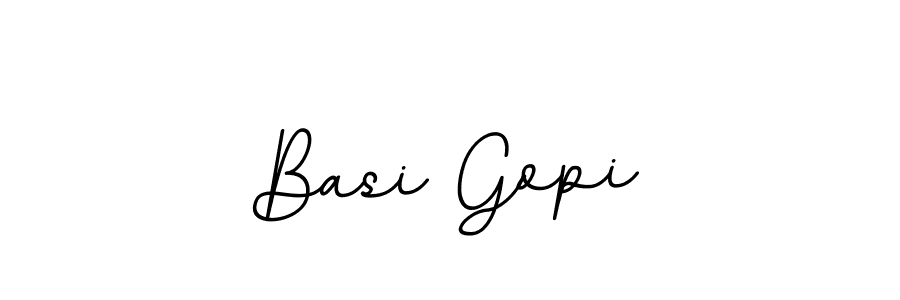 Basi Gopi stylish signature style. Best Handwritten Sign (BallpointsItalic-DORy9) for my name. Handwritten Signature Collection Ideas for my name Basi Gopi. Basi Gopi signature style 11 images and pictures png