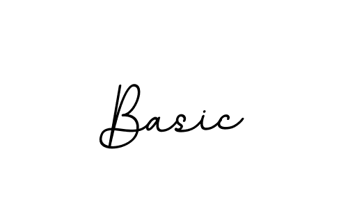 Design your own signature with our free online signature maker. With this signature software, you can create a handwritten (BallpointsItalic-DORy9) signature for name Basic. Basic signature style 11 images and pictures png