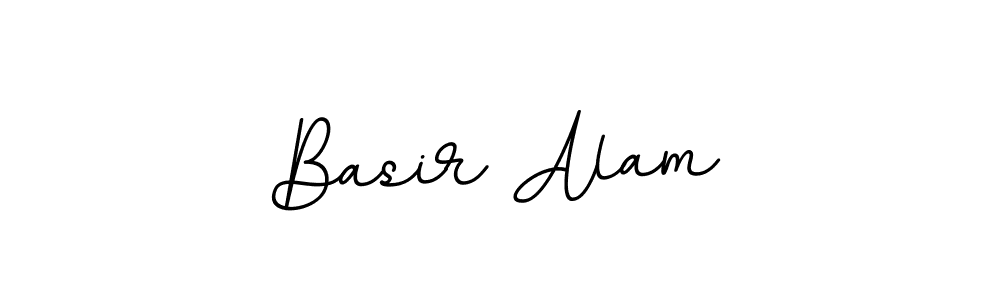 The best way (BallpointsItalic-DORy9) to make a short signature is to pick only two or three words in your name. The name Basir Alam include a total of six letters. For converting this name. Basir Alam signature style 11 images and pictures png