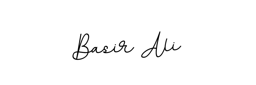 How to make Basir Ali name signature. Use BallpointsItalic-DORy9 style for creating short signs online. This is the latest handwritten sign. Basir Ali signature style 11 images and pictures png