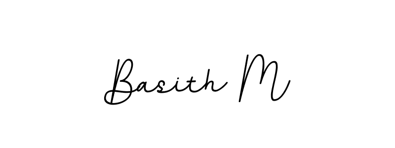 Also we have Basith M name is the best signature style. Create professional handwritten signature collection using BallpointsItalic-DORy9 autograph style. Basith M signature style 11 images and pictures png