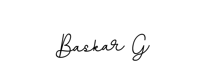 Also we have Baskar G name is the best signature style. Create professional handwritten signature collection using BallpointsItalic-DORy9 autograph style. Baskar G signature style 11 images and pictures png