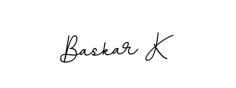 Similarly BallpointsItalic-DORy9 is the best handwritten signature design. Signature creator online .You can use it as an online autograph creator for name Baskar K. Baskar K signature style 11 images and pictures png