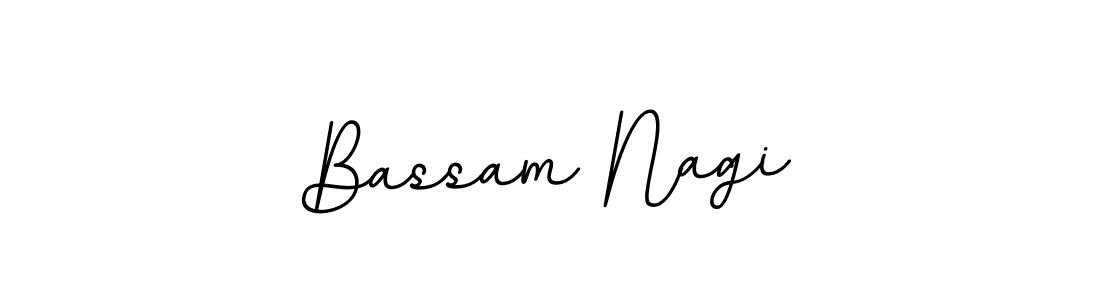 BallpointsItalic-DORy9 is a professional signature style that is perfect for those who want to add a touch of class to their signature. It is also a great choice for those who want to make their signature more unique. Get Bassam Nagi name to fancy signature for free. Bassam Nagi signature style 11 images and pictures png