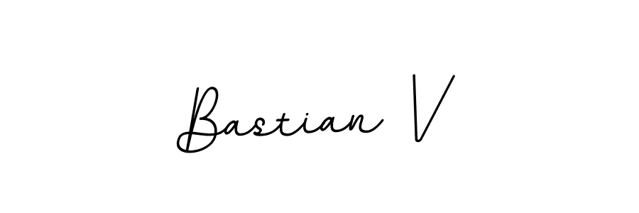 You should practise on your own different ways (BallpointsItalic-DORy9) to write your name (Bastian V) in signature. don't let someone else do it for you. Bastian V signature style 11 images and pictures png