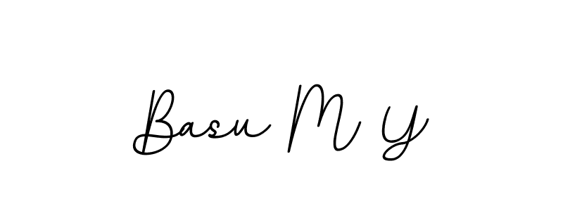 It looks lik you need a new signature style for name Basu M Y. Design unique handwritten (BallpointsItalic-DORy9) signature with our free signature maker in just a few clicks. Basu M Y signature style 11 images and pictures png