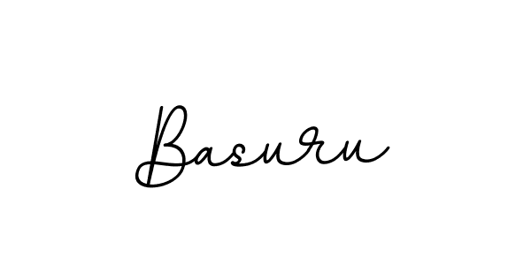 Make a beautiful signature design for name Basuru. With this signature (BallpointsItalic-DORy9) style, you can create a handwritten signature for free. Basuru signature style 11 images and pictures png