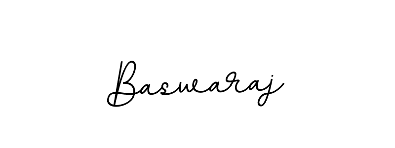 Use a signature maker to create a handwritten signature online. With this signature software, you can design (BallpointsItalic-DORy9) your own signature for name Baswaraj. Baswaraj signature style 11 images and pictures png