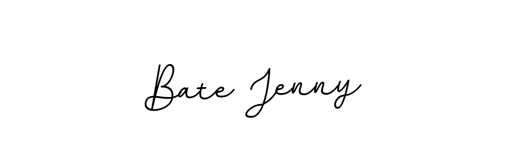 Make a beautiful signature design for name Bate Jenny. With this signature (BallpointsItalic-DORy9) style, you can create a handwritten signature for free. Bate Jenny signature style 11 images and pictures png