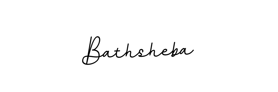 Make a beautiful signature design for name Bathsheba. With this signature (BallpointsItalic-DORy9) style, you can create a handwritten signature for free. Bathsheba signature style 11 images and pictures png