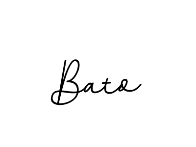 You should practise on your own different ways (BallpointsItalic-DORy9) to write your name (Bato) in signature. don't let someone else do it for you. Bato signature style 11 images and pictures png