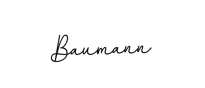 Use a signature maker to create a handwritten signature online. With this signature software, you can design (BallpointsItalic-DORy9) your own signature for name Baumann. Baumann signature style 11 images and pictures png