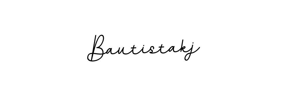 How to make Bautistakj signature? BallpointsItalic-DORy9 is a professional autograph style. Create handwritten signature for Bautistakj name. Bautistakj signature style 11 images and pictures png